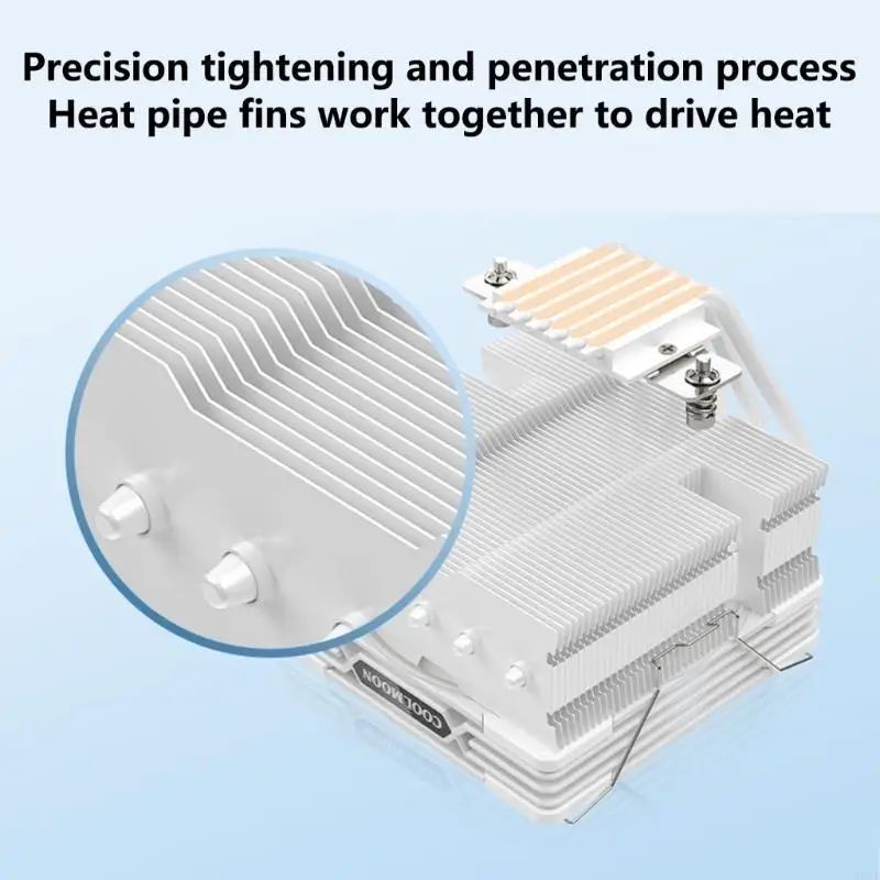 

896F ARGB CPU Air Coolers with 6 Heat Pipe 120mm FDB PWM Cooling Fan PC Coolers