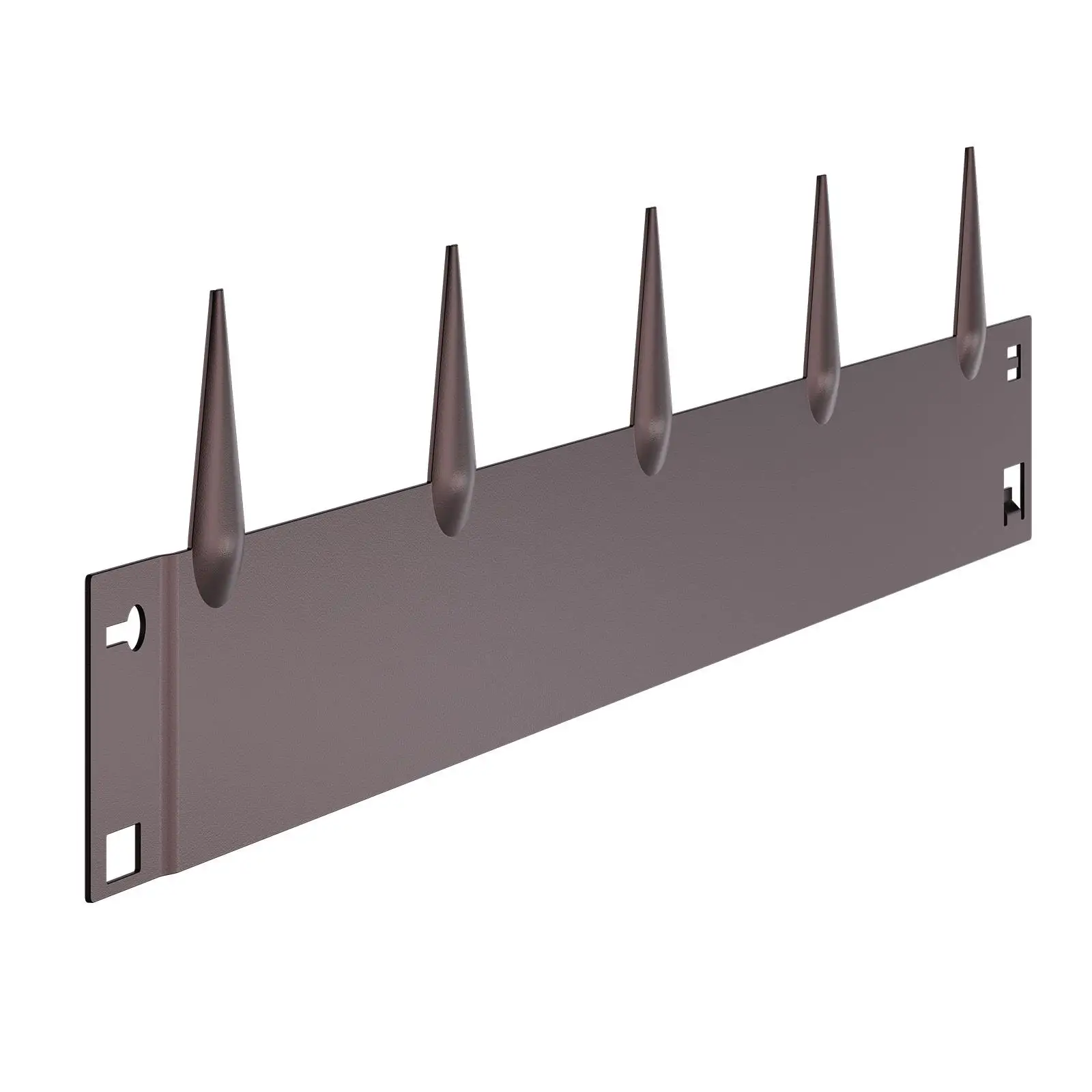 5 Packs 39 x 4 in Rust Resistant Steel Landscape Edging Bendable Garden Border Heavy Duty Lawn Flower Bed Pathway Divider Easy Install Brown