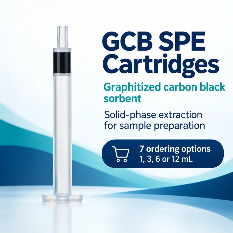 SELTON Graphitized Carbon Black (GCB) SPE Cartridges, 100–2000 mg, 1/3/6/12 mL Options, 7 Order Codes  Sample Preparation
