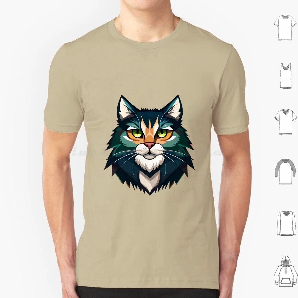 Playful Cat-Themed Artwork T Shirt Cotton Men Women DIY Print Illustrated Cat Design Cat Themed Artwork Whimsical Cat