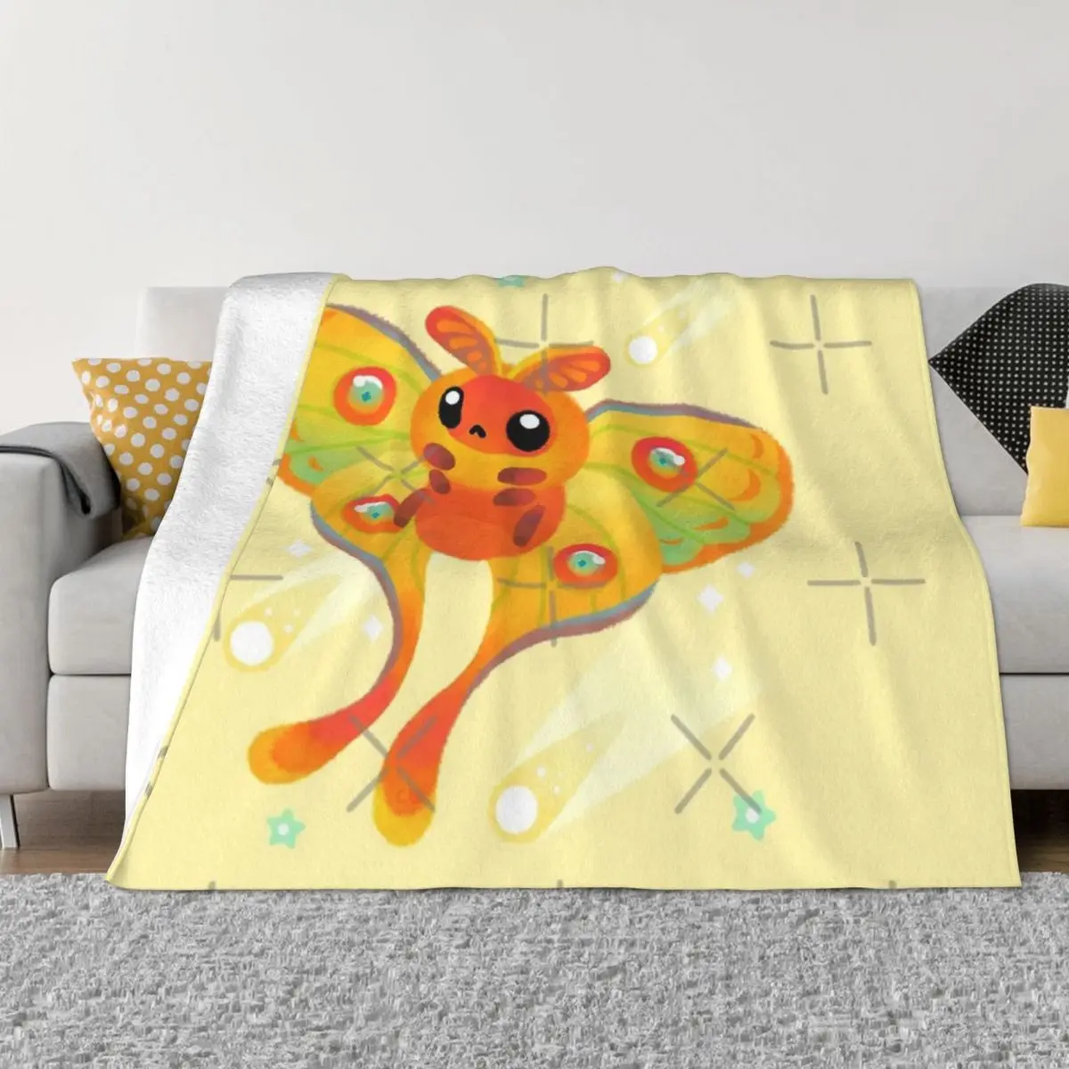 Comet Moth Four Seasons Universal Blanket Travel Can Be Laid Halloween Gifts