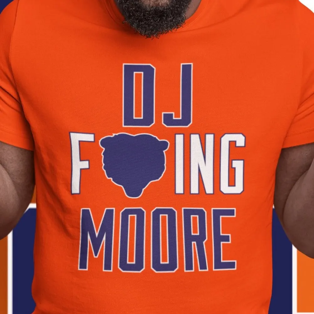 Dj Moore Shirt Chicago Football T Justin Fields Cute Bear Tailgate Fan