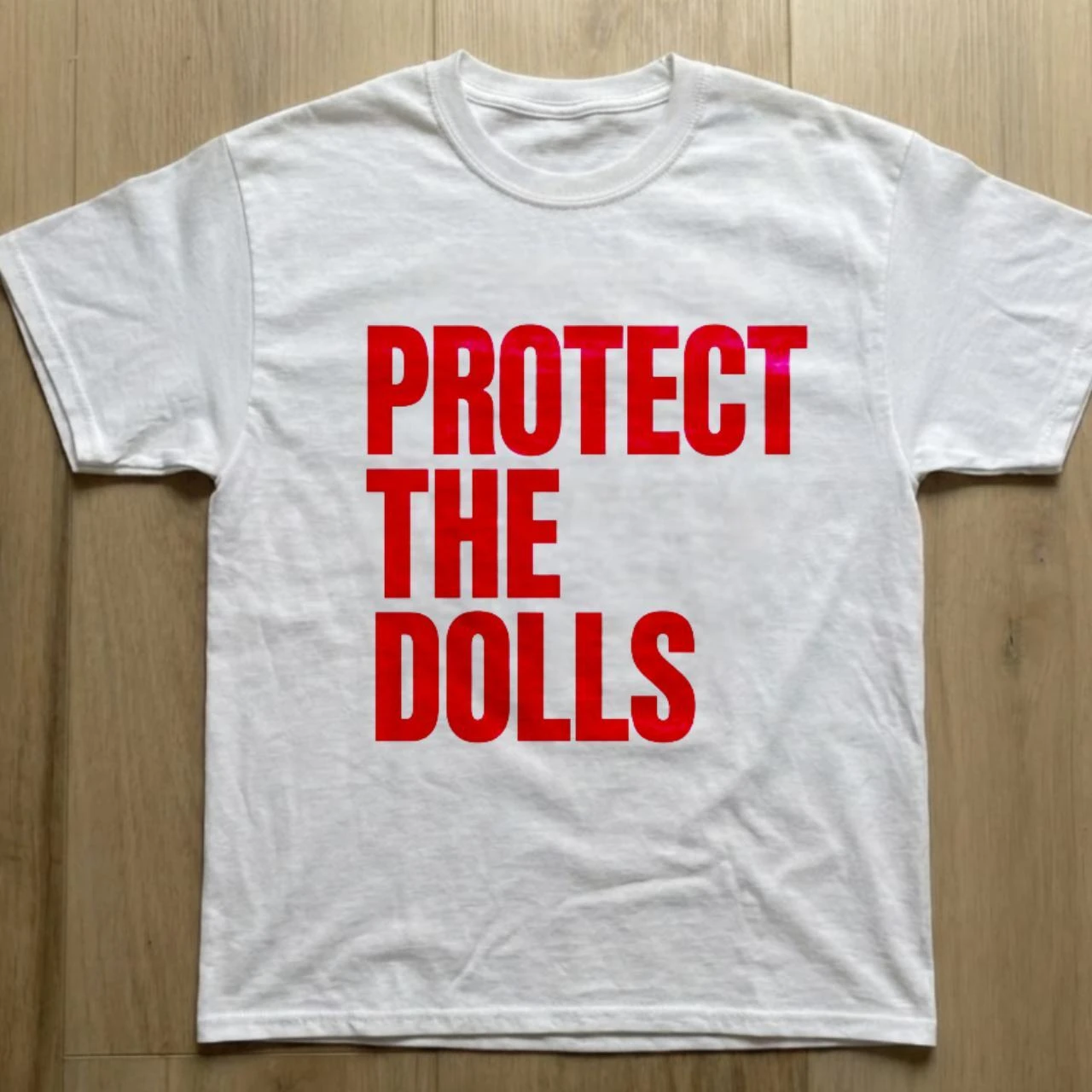 Protect The Dolls Swag Underground Graphic T-Shirt Y2k Top for Men Women 2000s Vintage Aesthetic Clothing Streetwear Tee Tops