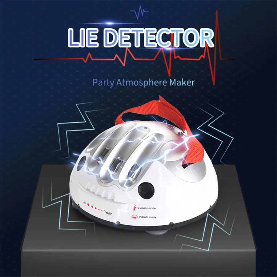 Creative Micro Motor Heartbeat Lie Detector Toys, Whole Person Tricky Tabletop Spoof Party Party Multiplayer Game Toys