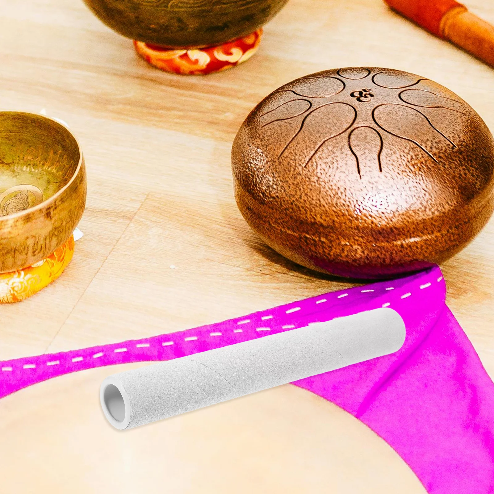 

1pcs Multi Functional Crystal Singing Bowl Mallet Sound Bowl Stick Percussion Tool For Home Studio Concerts Handcrafted Durable