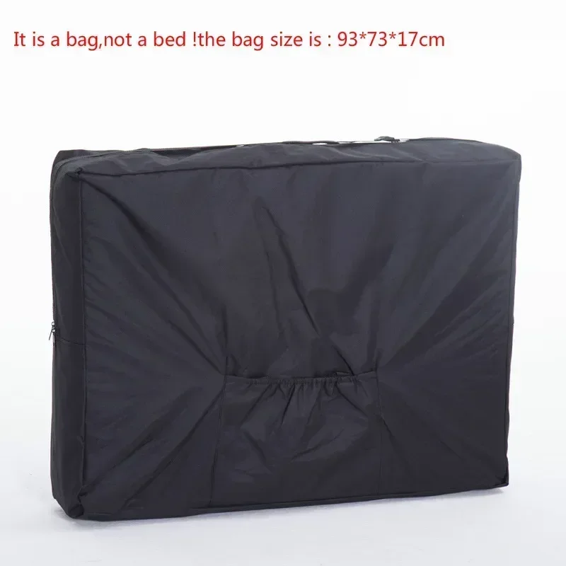 Black Folding Carrying Bag Beauty Bed AccessoriesSturdy 600D Oxford Cloth Waterproof Backpack 93*70 Only Bag No Bed