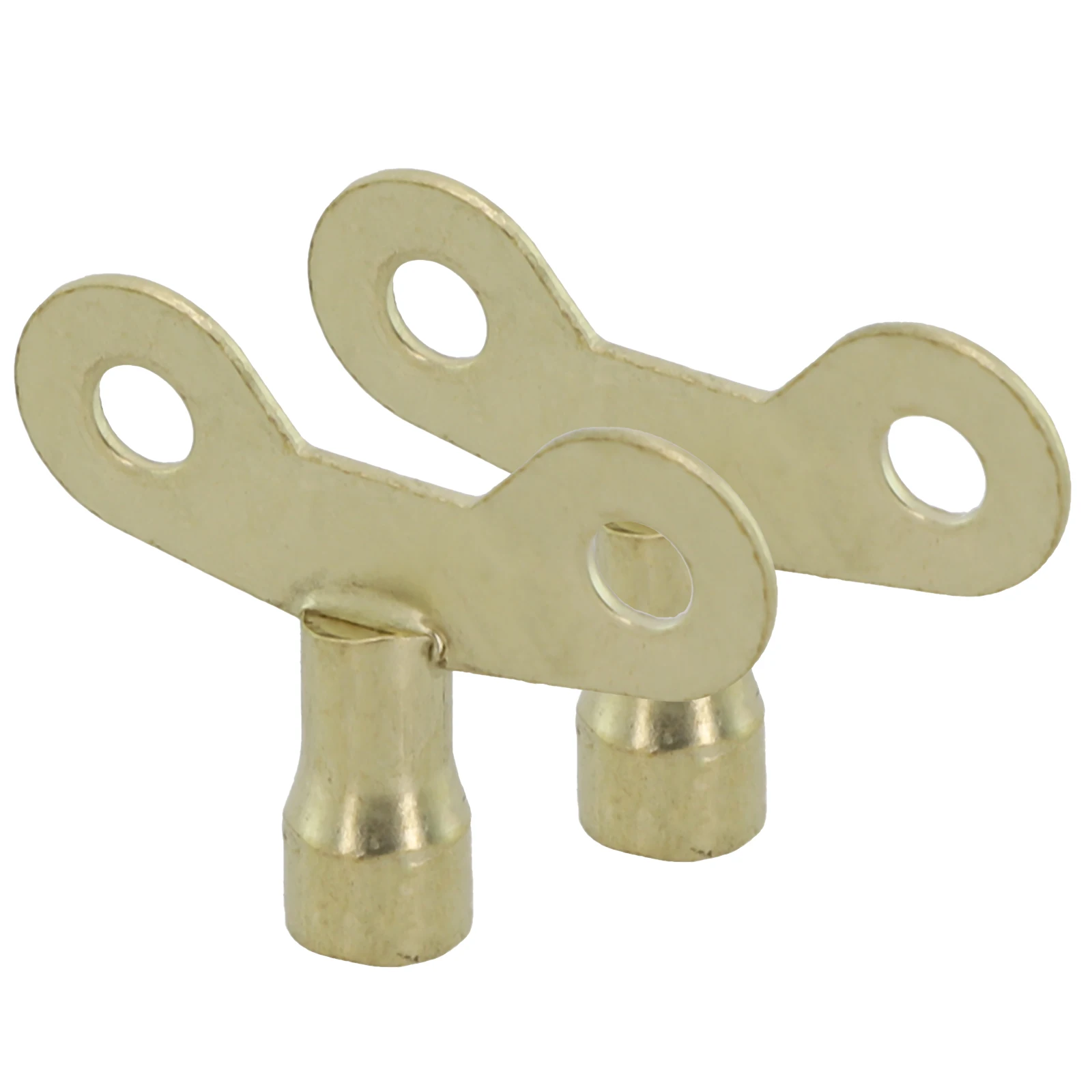2pcs Plumbing Hole Faucet Key Square Socket Faucet Water Tap Brass Radiator Special Lock Solid Iron For Venting Air Valve