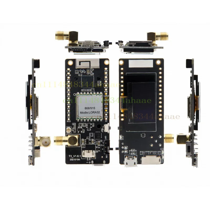 LoRa32 V2.1_1.6 Version 433/868/915Mhz ESP32 LoRa OLED 0.96 Inch SD Card Bluetooth WIFI Wireless Module ESP-32 SMA