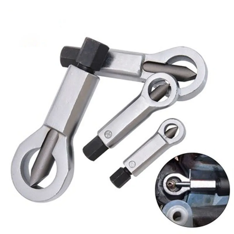 1pc Durable Steel Wrench Hex Nut Splitter Remover Rusty Nut Separator Spanner Remove Cutter Disassembly Repair Tool