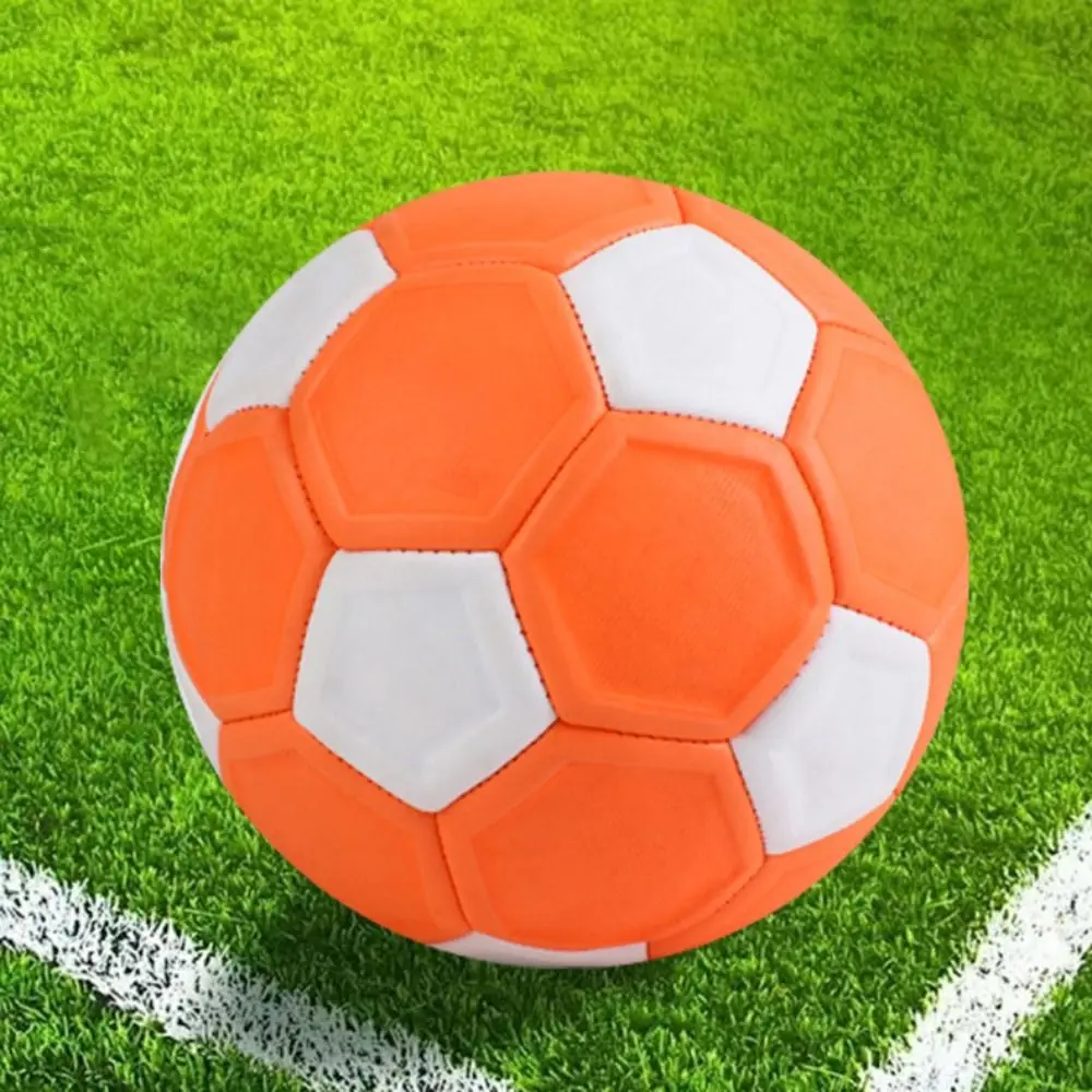 Pallone da calcio curvo di dimensioni ricreative 3/4/5 Pallone da calcio ricreativo arancione per giovani Sport Giocattolo Gioco Regalo Partita di calcio Partita all'aperto