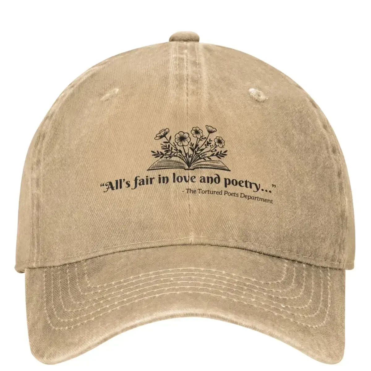 All's Fair In Love And Poetry Merch Baseball Cap The Tortured Poets Department Caps Hat Retro Soft Trucker Hat Headwear