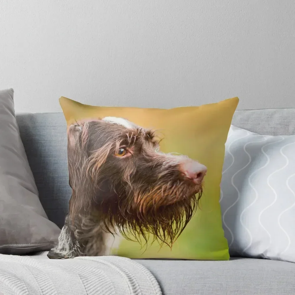 

German wire-haired pointer Throw Pillow Ornamental Pillow Pillow Cases Decorative christmas cushions covers
