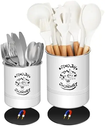 

Magnetic RV Utensil Holder 2-Pack – Camper Kitchen Organization & Storage Essential