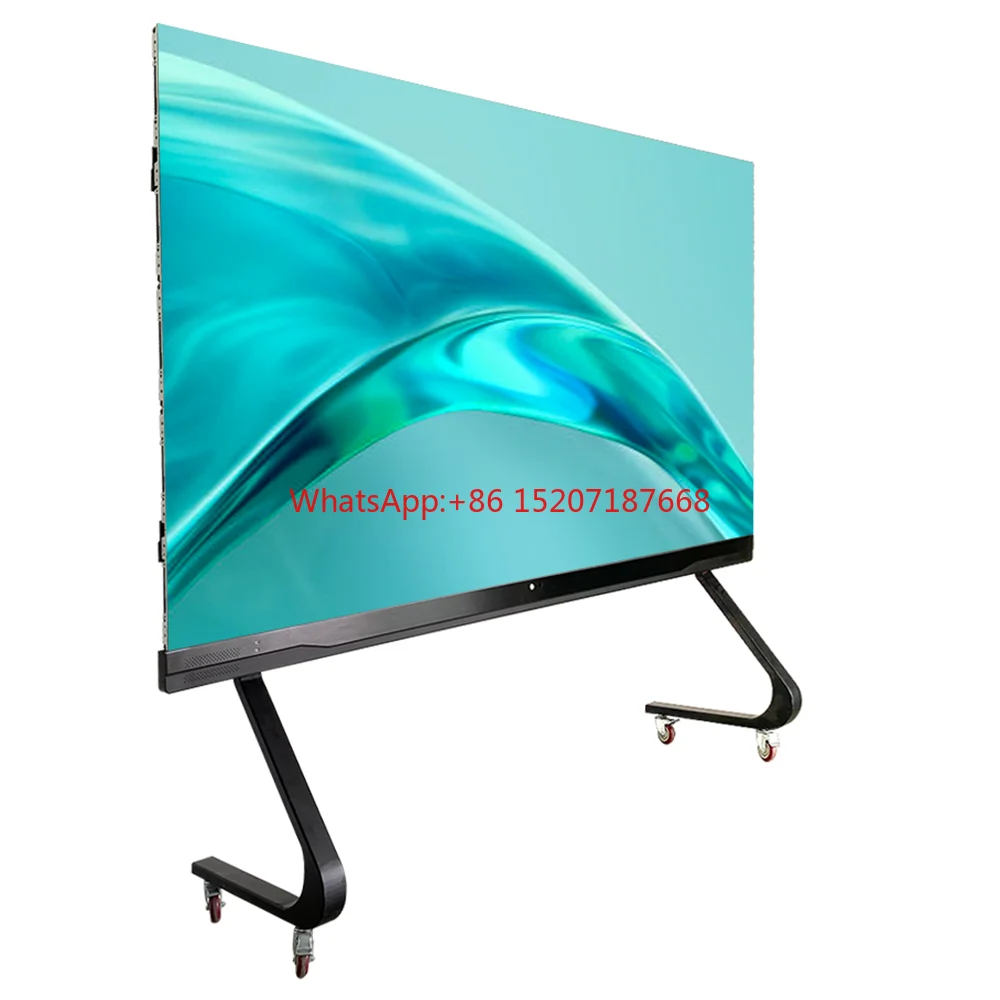 Commercial Hotel Exhibition Hall Auditorium Smart Tv Wall Screen Conference System Video Equipment Indoor FULL Color 216 Inch