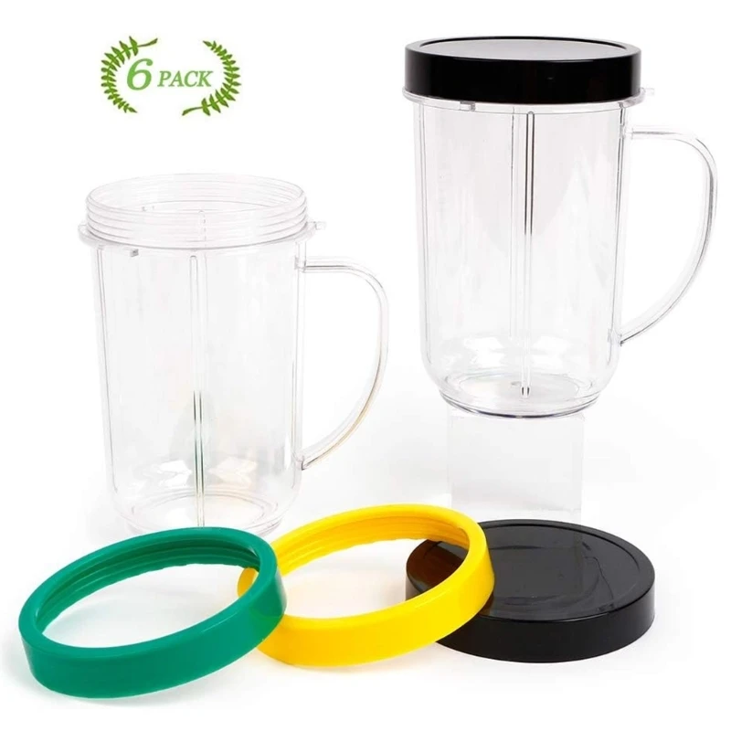 耐久性のあるプラスチックジューサー交換カップブレンダーコンテナジューサーカップ蓋ジューサーマシン部分マジック MB1001 ドロップシッピング