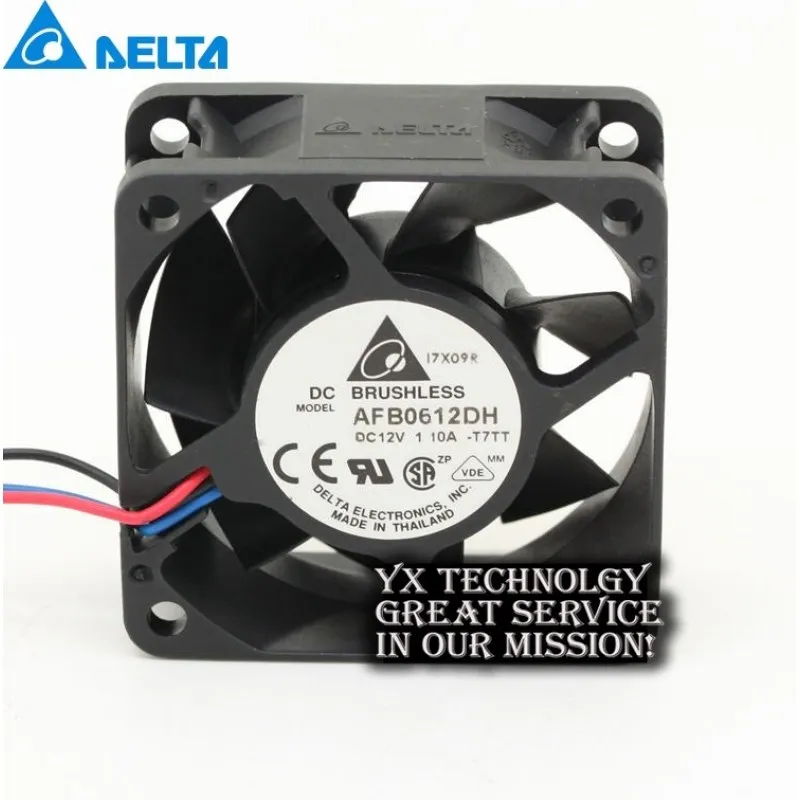 

For Delta AFB0612DH 6025 60*60*25MM 6cm 60mm 12V 1.1A three-speed cooling fan
