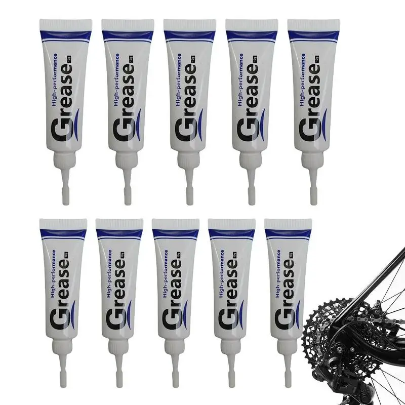 

Synthetic Grease 10pcs Lubricating Oil Fixing Film Keyboard Gear Grease Bearing Lubricant Printers Bearing Accessories For Bikes