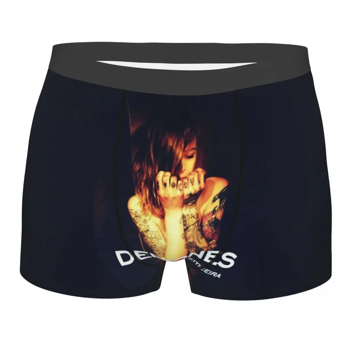 

Мужские боксеры Deftoness с 3D-принтом, дышащие трусы-брифы для мужчин, в стиле альтернативной метал-группы