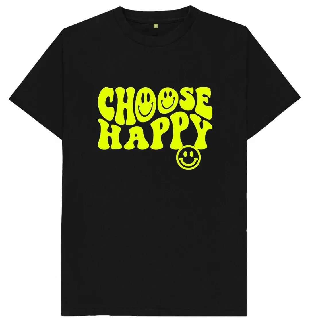 

Choose Happy Hippie Style Boho Kids T Shirt