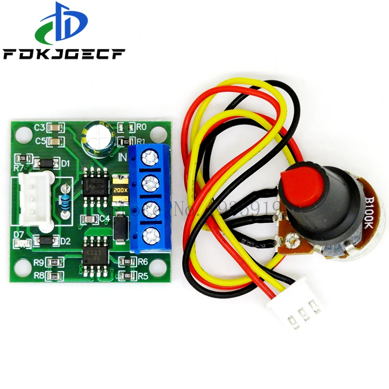 Picture 4: PWM Motor Speed Controller Automatic DC Motor Regulator Control Module Low Voltage DC 1.8V to 15V 2A