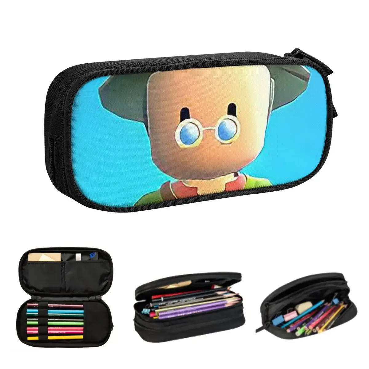 

Classic Stumble Guys Game Pencil Cases Large Storage Pen Bags Pen Box Pencil Pouch For Boy Girl Student Stationery School Office