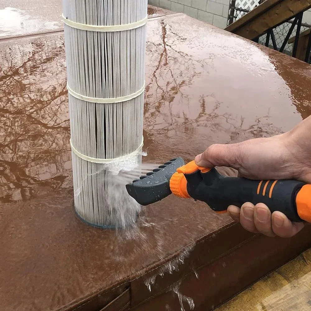 Ręczny filtr do basenu, narzędzie do czyszczenia węża do czyszczenia filtra wody w wannie z hydromasażem, narzędzie do czyszczenia wkładu do basenu