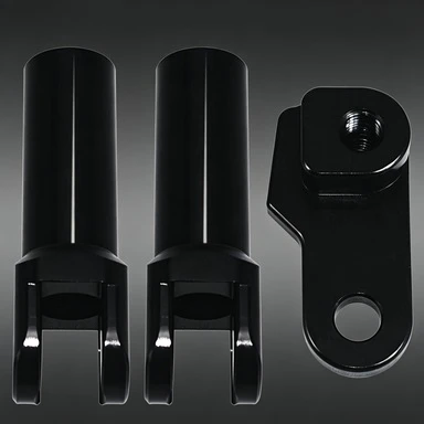 

Modified Foot Pad Bracket Fixed Holder Passenger Footrest Support For Harley 2000-2006