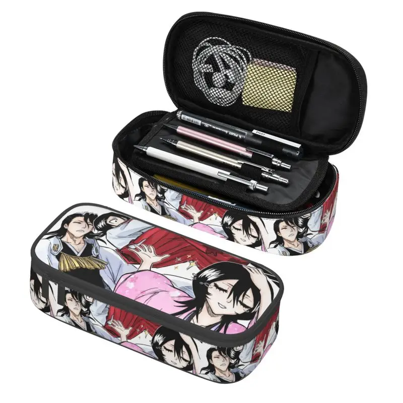 

Bleach Anime Pencil Case for Boy Girl Large Storage Pen Box Bag School Accessories