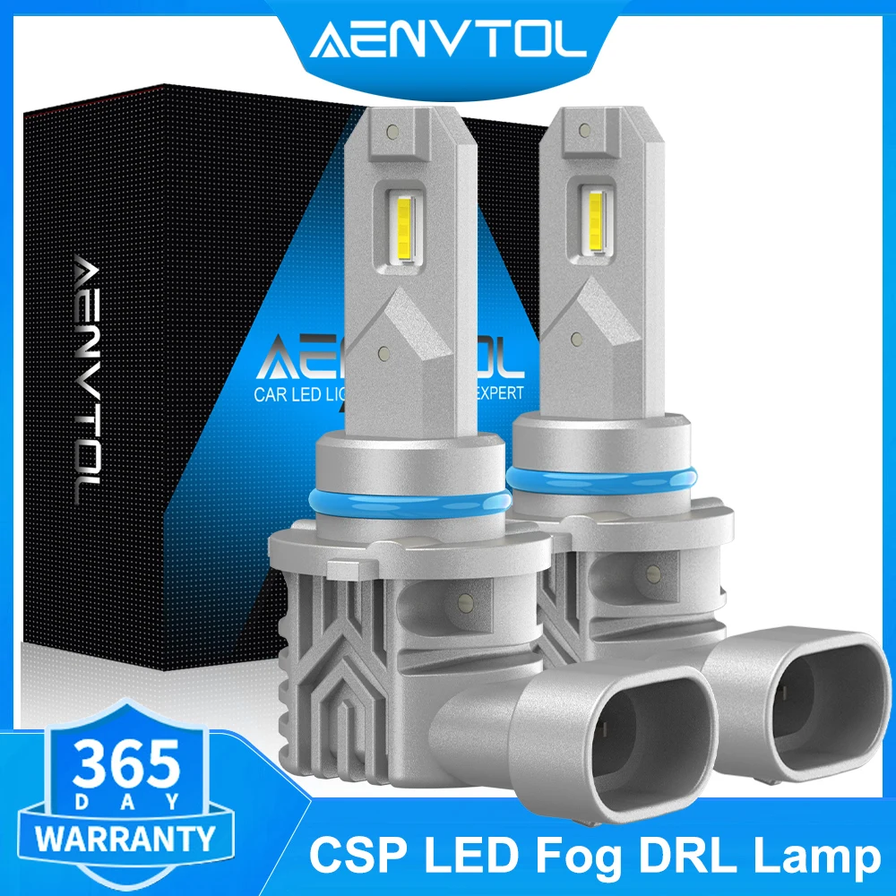 

AENVTOL 2Pcs CANBUS H8 H11 LED 9006 HB4 9145 H10 LED Fog Light DRL Driving Lamp White Yellow Switchback Dual Color Light 8000LM