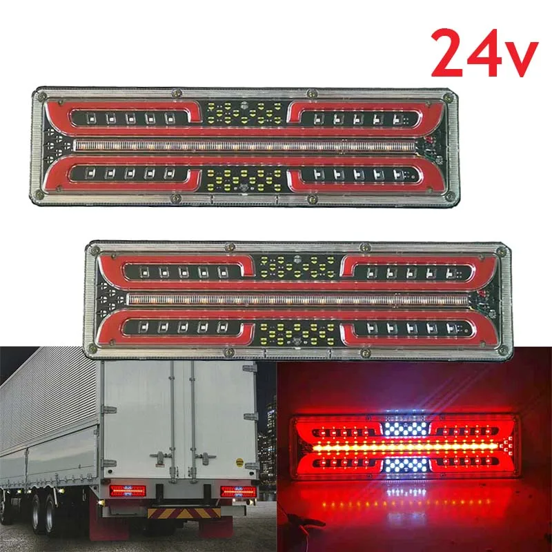 

LED Car Trailer Truck Rear Tail Lights Stop Brake Turn Signal Lamp Indicator Lamp Taillight Caravans Bus RV Camper Bus