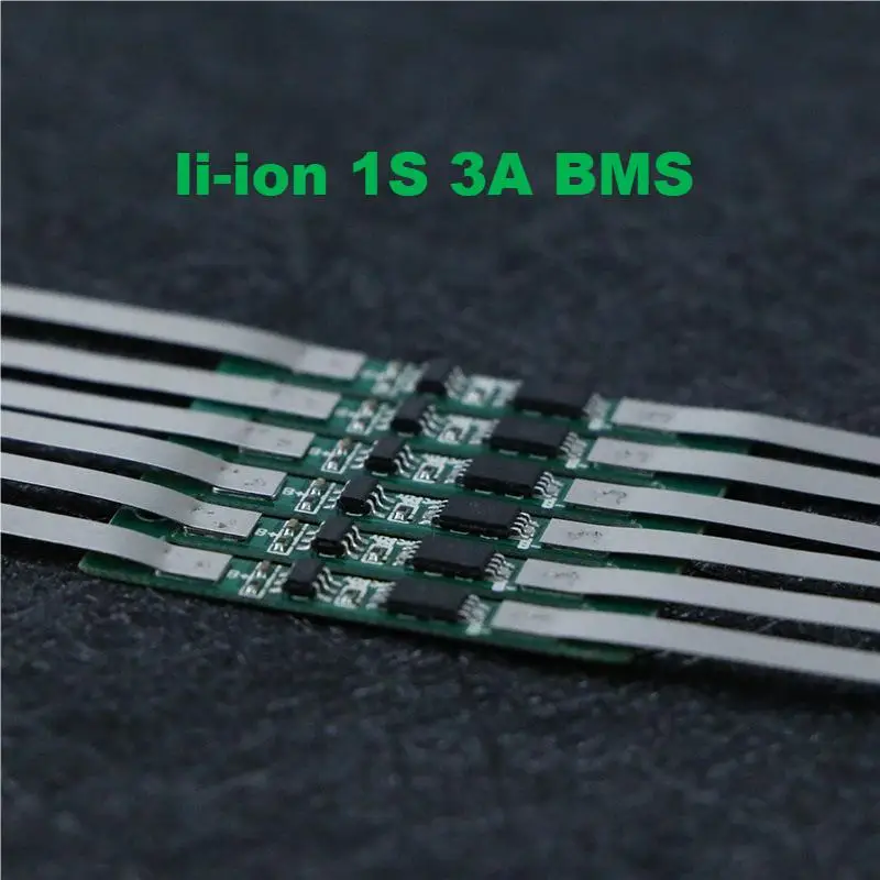 1S 18650 21700 BMS 1.5A 2A 3A 3.5A 5A تهمة التفريغ حماية المجلس 3.7 فولت ليثيوم أيون يبو بطارية شحن لوحات 10 قطعة/الوحدة