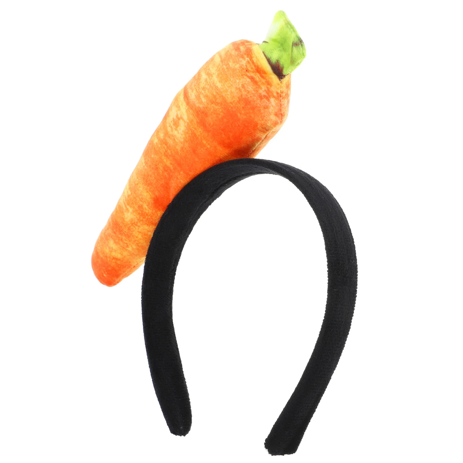 Carrot Tiara Cosplay Headwear Salted Fish Easter Hair Accessory Plush Headband Child