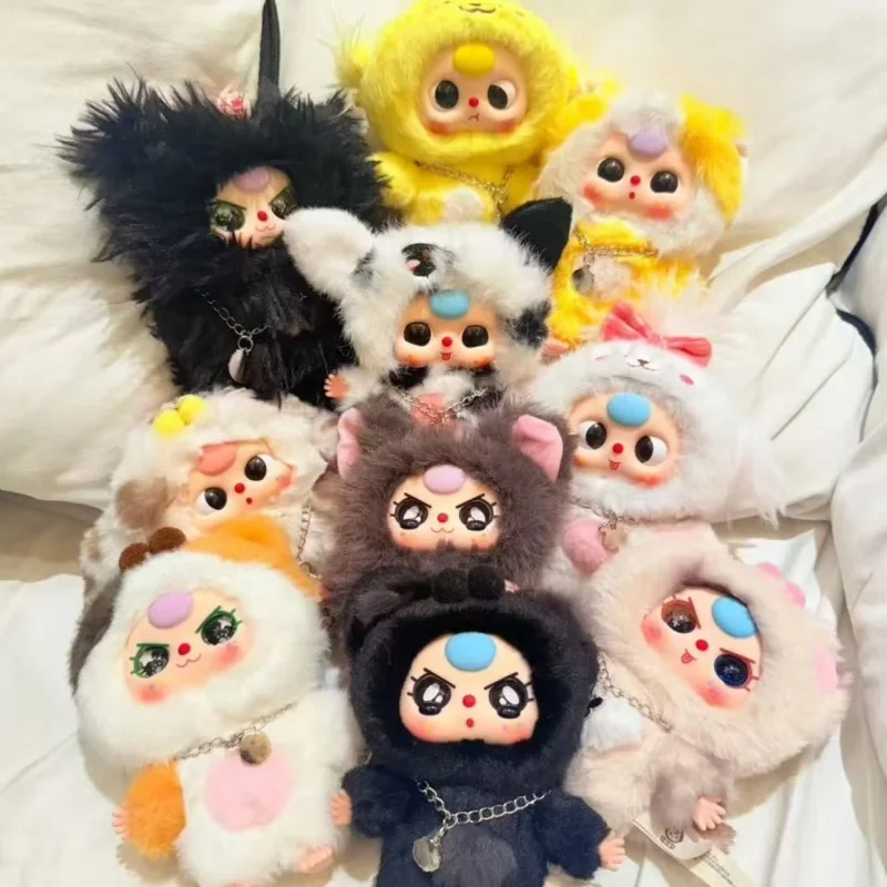 

In Stock Baby Three Cat And Dog Series Blind Box Surprise Trendy Cute Backpack Pendant Anime Collection Birthday Girl Gifts Toys