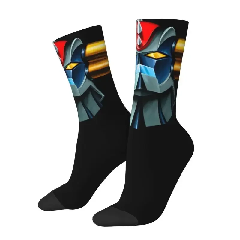 Novelty Printing UFO Robot Grendizer Goldorak Socks for Women Men Stretch Summer Autumn Winter Mazinger Z Crew Socks