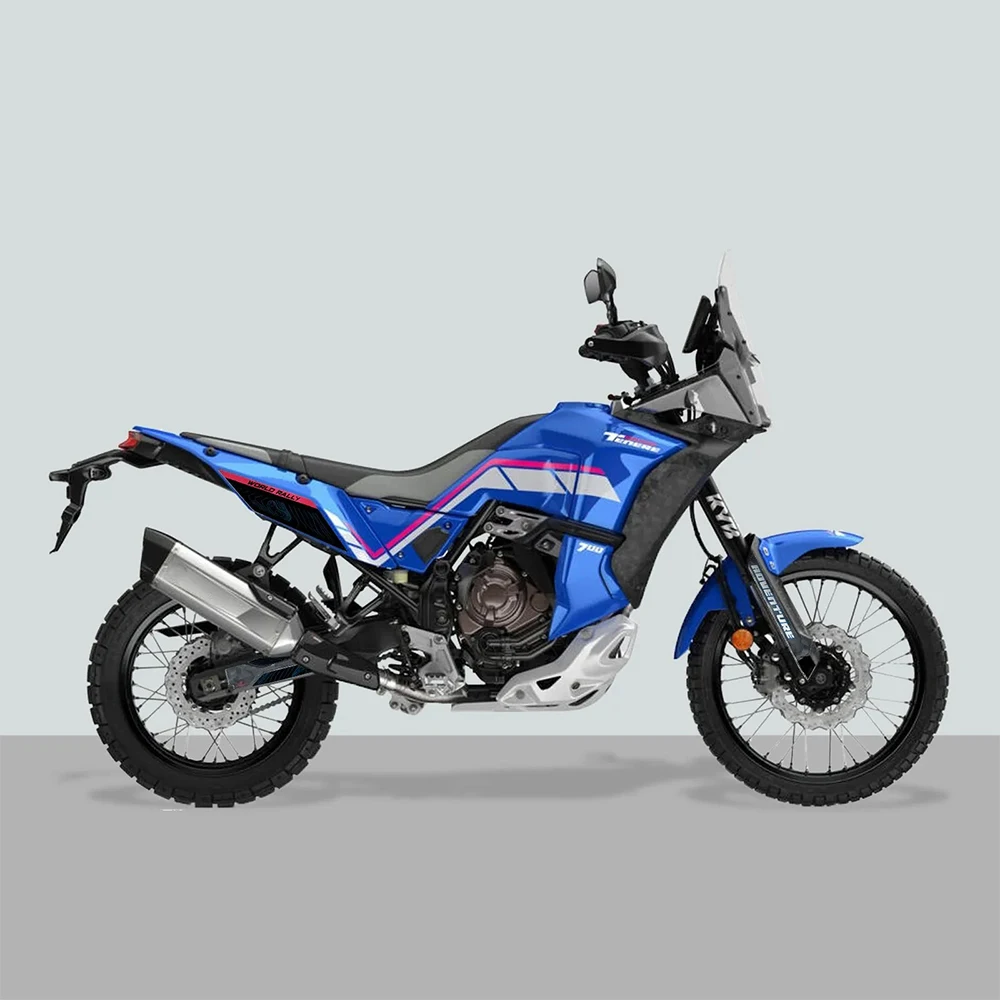 for Tenere 700 Tenere700 World Rally 2023 2024 Tank Pad Protective Sticker Accessories Motorcycle 3D Epoxy Decal Protection Kit