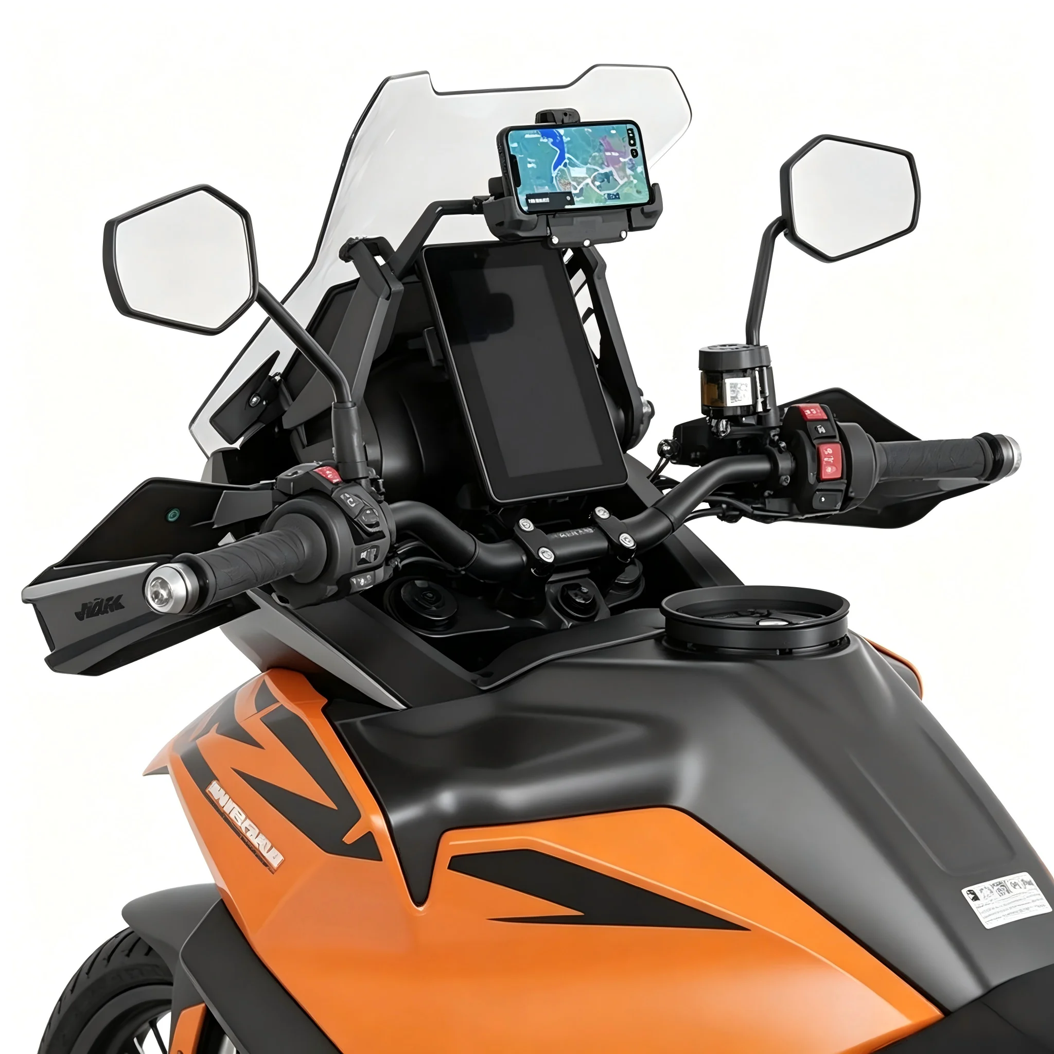 For 1390 SUPER ADVENTURE S / EVO 2026 Support Phone Holder Motorcycle Accessory 1390 SUPER ADV S/EVO GPS Navigator Bracket