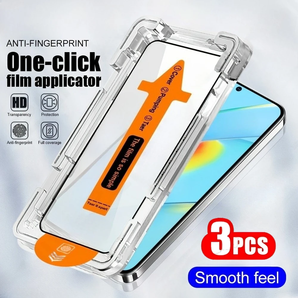 

3Pcs Ultra Clear Tempered Glass for Samsung Galaxy S25 Edge S24 S23 Ultra S21 S22 Plus S24 S23 FE Easy Install Screen Protector