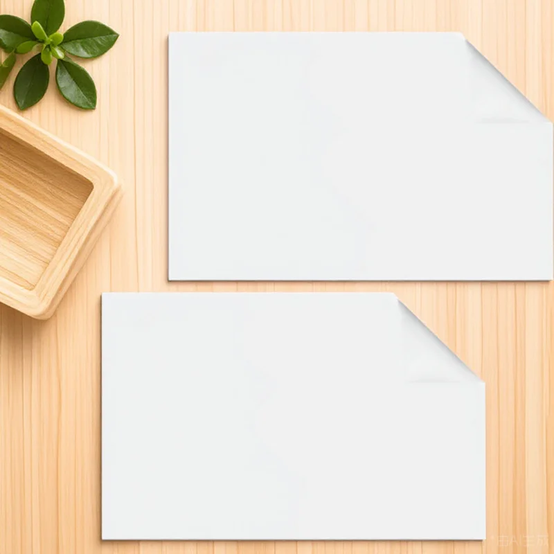 

2pcs 2 Rolls Large Dry Erase Board Sticker Static Cling Whiteboard For Wall Reusable Pp Material Smooth Surface For Home Office