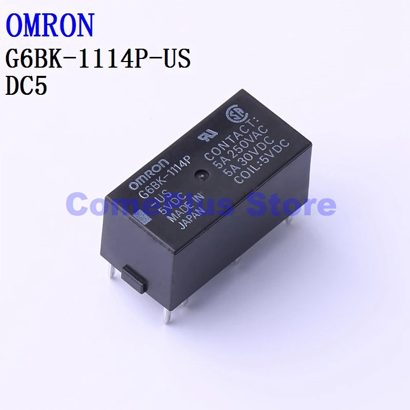 

5PCS G6BK-1114P-US DC5 G6C-2114P-US-DC5 Power Relays