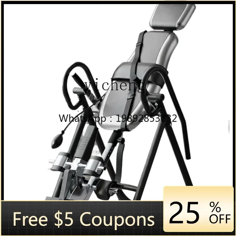

B1 Inversion Table Home Fitness Equipment Upside down Traction Inverted Stretching Lumbar Chair Upside down Device