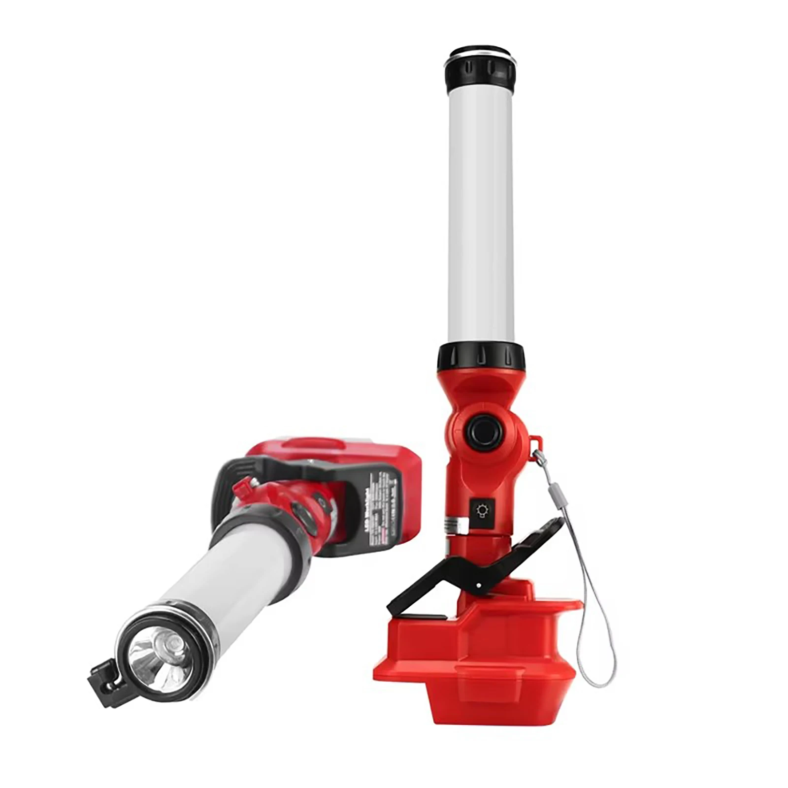 

26W 2000LM LED Work Light Flood Light Flashlight with USB Charging Port & 3 Modes for Milwaukee 18V Battery (No Battery)