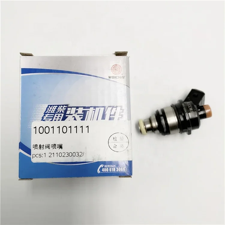 Hot Selling Original Gas OH6 Injector 1001101111 For WEICHAI