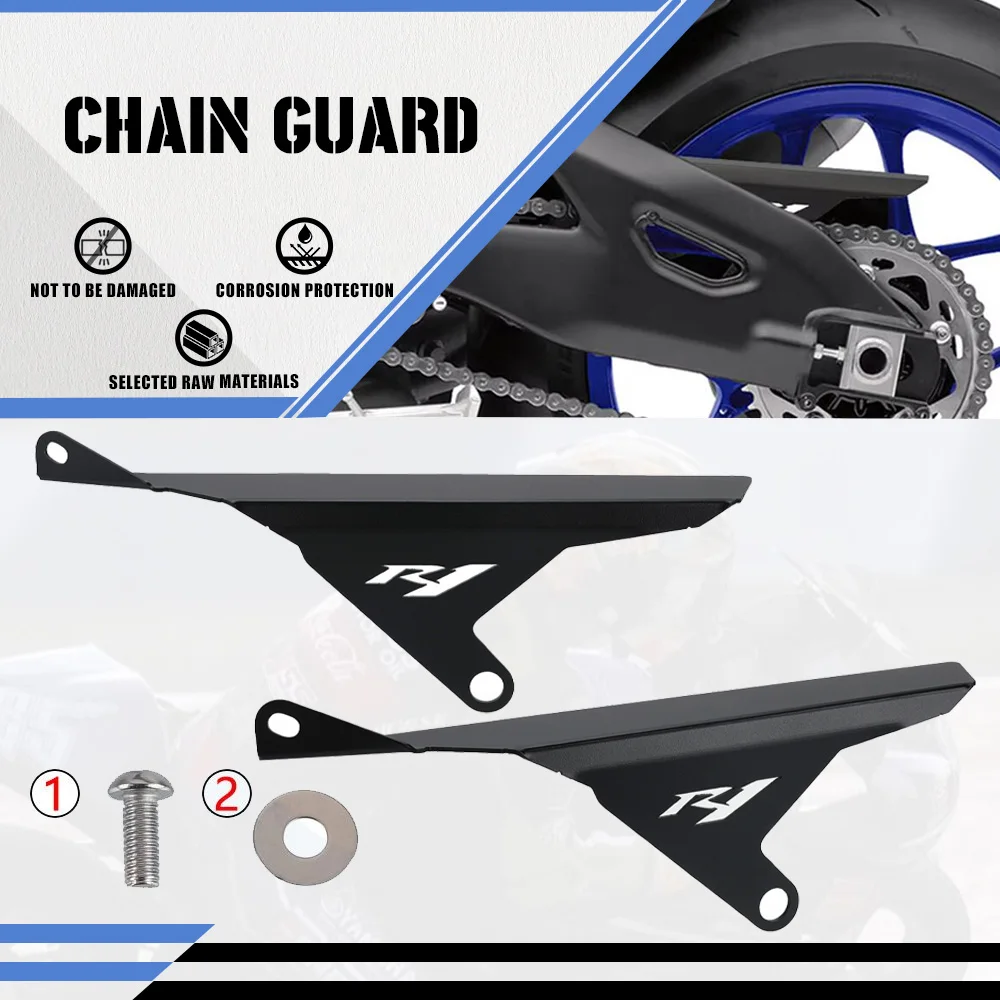 

Motorcycle Accessories Chain Cover Protective Guard Trim Panel For Yamaha YZF R1 R1M YZF-R1 YZFR1 YZF-R1M 2015-2022 2023 2024