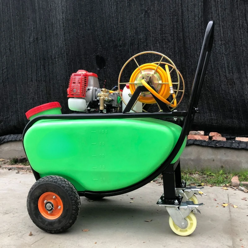 

50L100L Crop hand-push two-stroke fruit tree nursery greenhouse disinfection sprayer