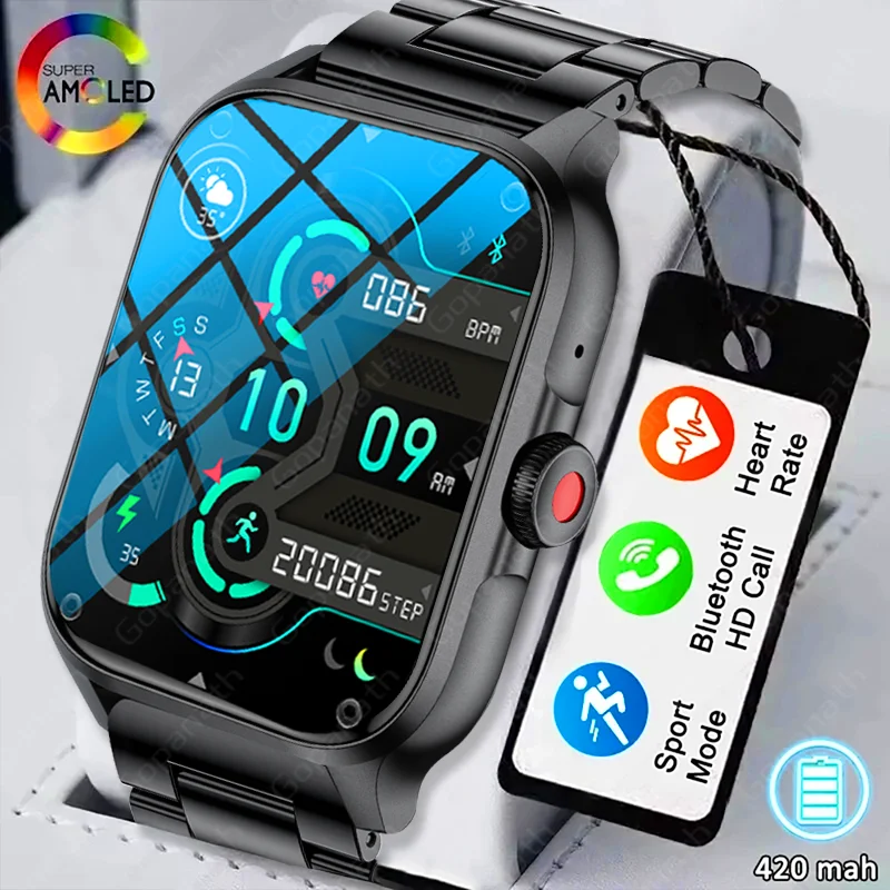 2024 Luxury Smart Watch For Women Bluetooth Call Music Fitness Sports Bracelet Health Monitoring 1.85 Inch Lady Smartwatch Women