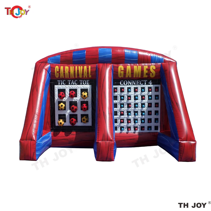 

Inflatable Connect 4 basektball Soccer ball Carnival game