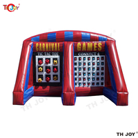 Inflatable Connect 4 basektball Soccer ball  Carnival game