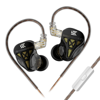 KZ DQS Professional In Ear Monitor Headphones Wired Earbuds with Noise Cancelling Bass for Music and Sports