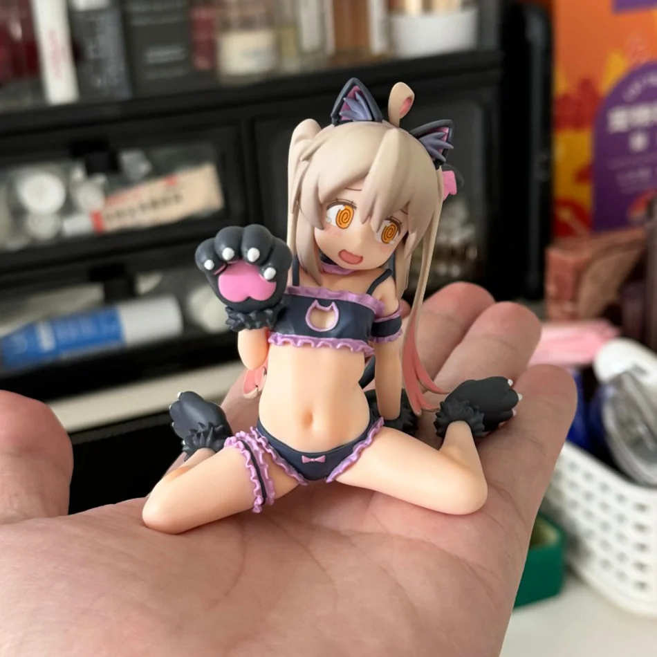 2Pcs Original genuine TAITO Cute Desktop now I'm your sister! 7cm Oyama Mahiro with uniform cartoon cake decoration gift PVC toy