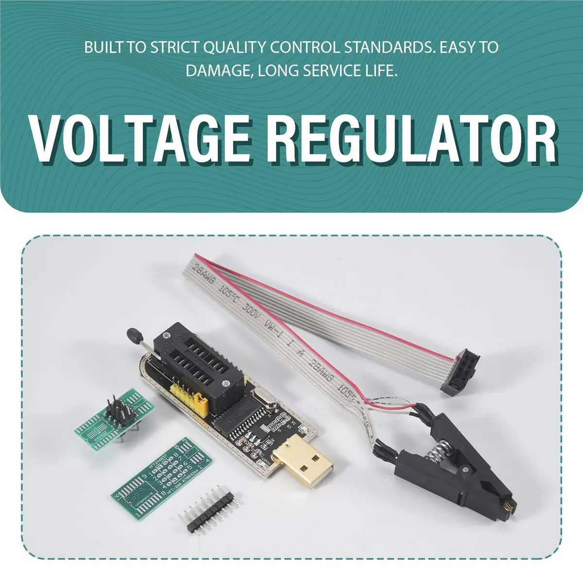 CH341A 24 25 Series EEPROM Flash BIOS USB Programmer Module+Test Clip Main in Electronic products